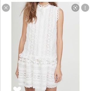 XS Endless Rose White Lace Sleeveless Dress w Tags
